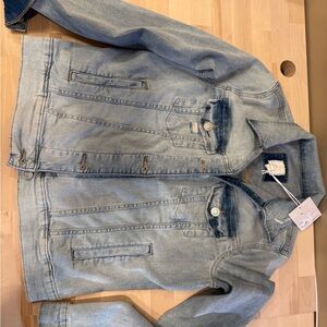 LC Lauren Conrad Blue Denim Jacket